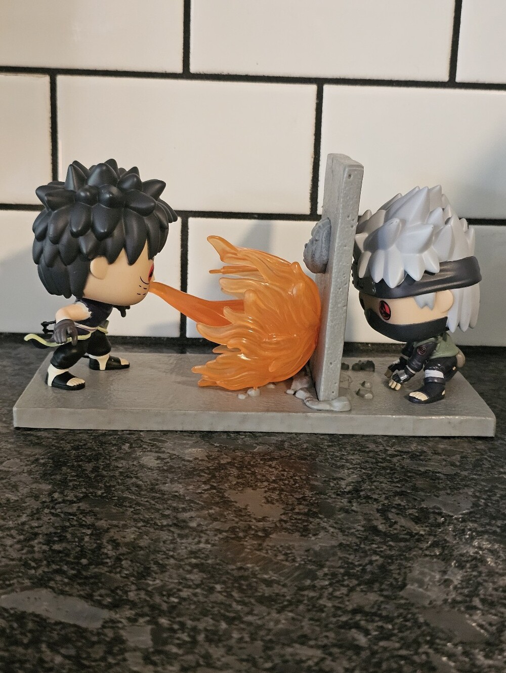 Funko Pop! Moments Naruto Kakashi vs. Obito #1618 Anime Japan Cartoon Figure Htf